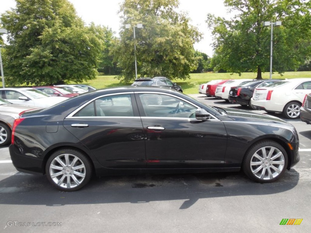 Black Diamond Tricoat 2014 Cadillac ATS 3.6L AWD Exterior Photo #96330816