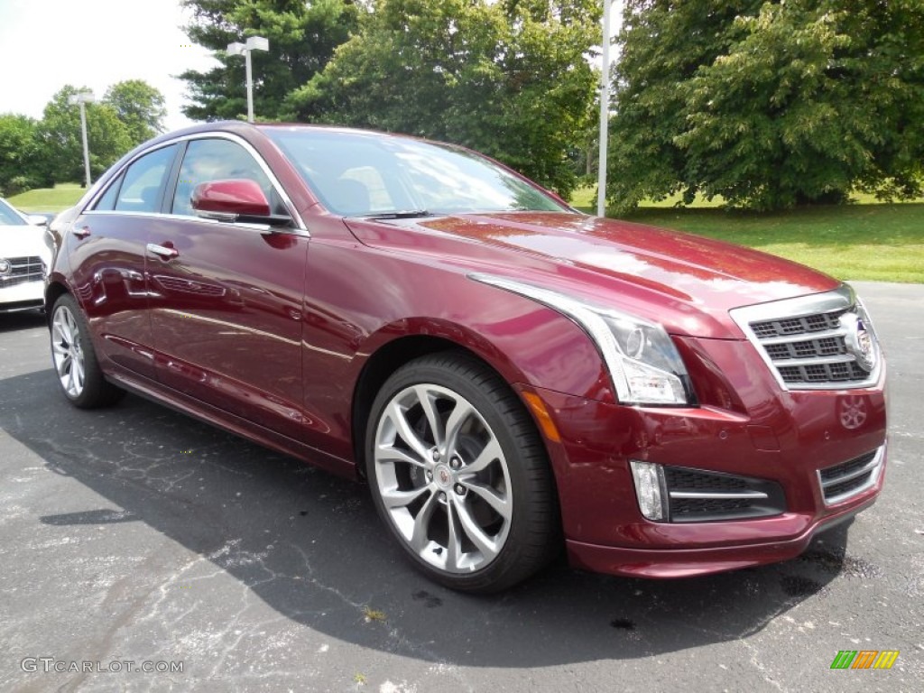 Red Obsession Tintcoat 2014 Cadillac ATS 2.0L Turbo AWD Exterior Photo #96330939