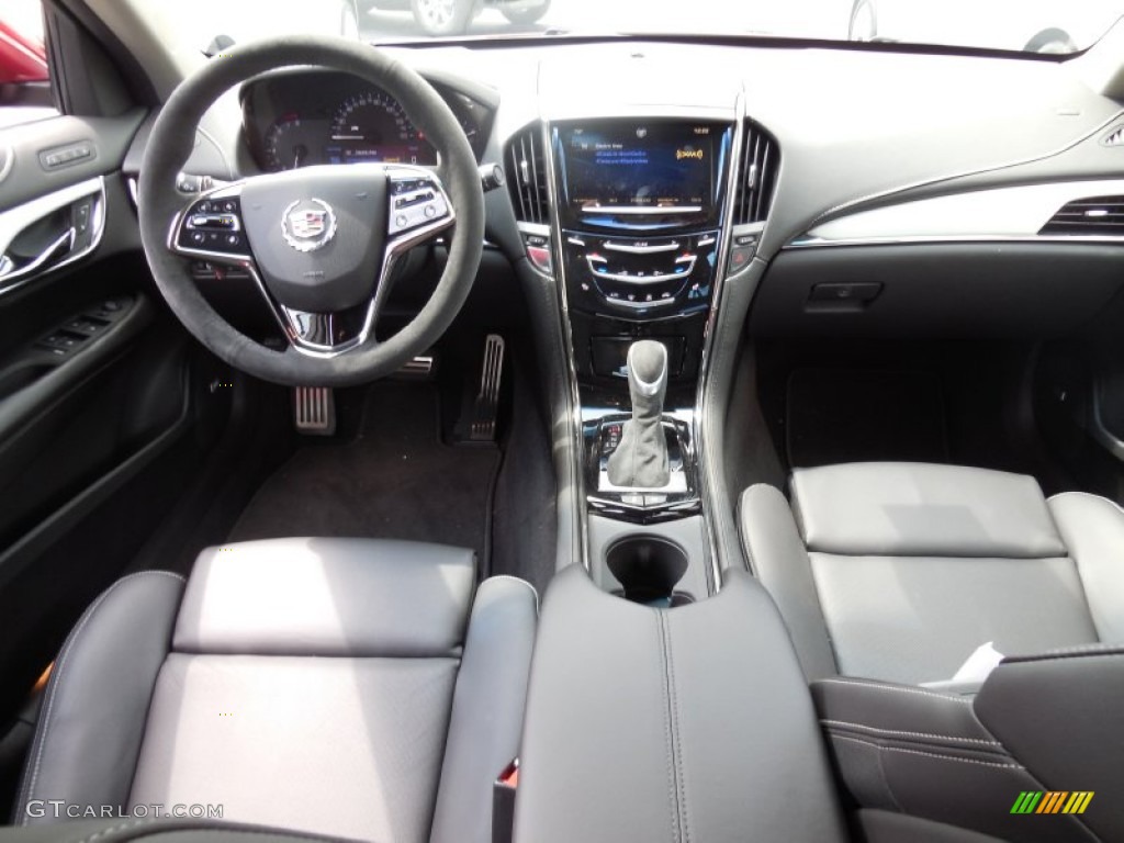 2014 Cadillac ATS 2.0L Turbo AWD Jet Black/Jet Black Dashboard Photo #96331014