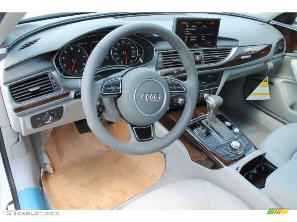Titanium Gray Interior 2015 Audi A6 3.0T Premium Plus quattro Sedan Photo #96331098