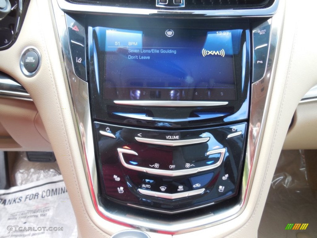 2014 CTS Luxury Sedan AWD - Silver Coast Metallic / Light Cashmere/Medium Cashmere photo #14