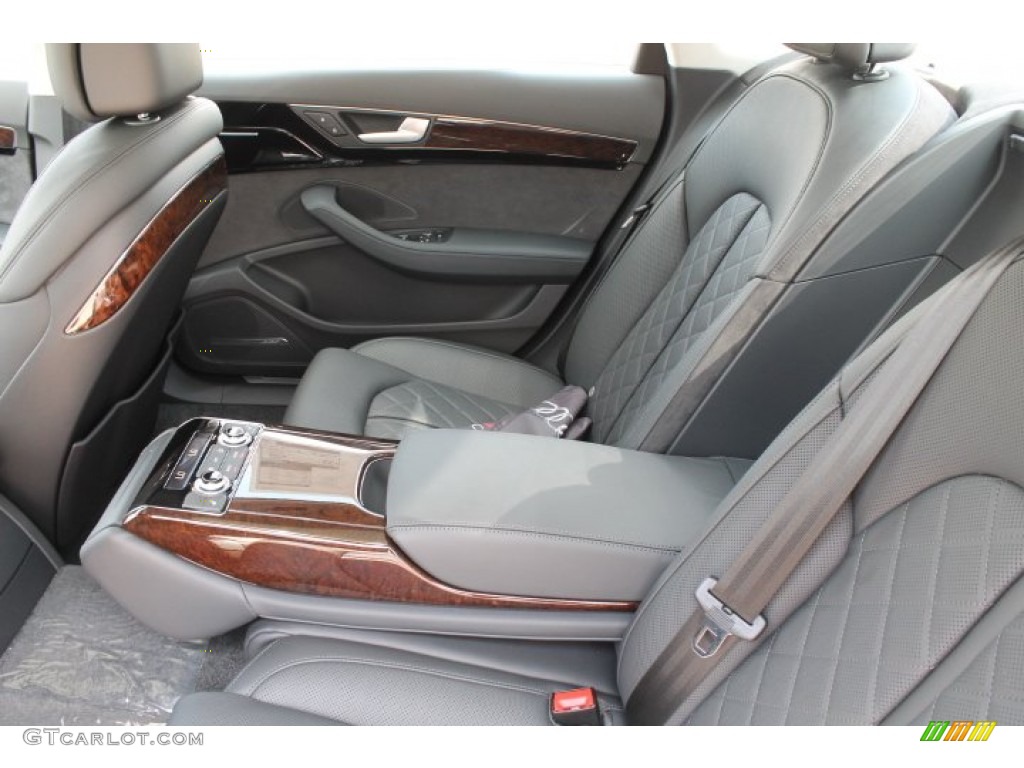 Black Interior 2015 Audi A8 L 4.0T quattro Photo #96332160