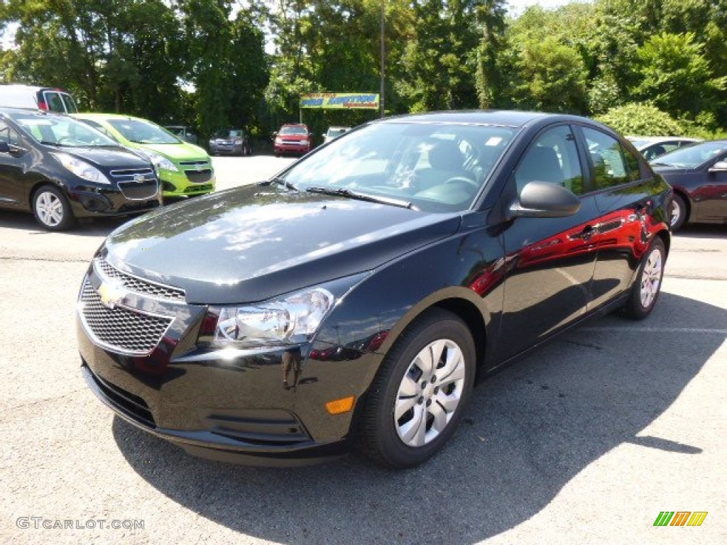 2014 Cruze LS - Black Granite Metallic / Jet Black/Medium Titanium photo #1