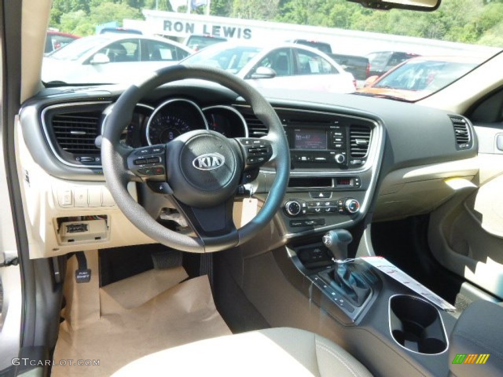 2015 Optima LX - Satin Metal / Beige photo #14