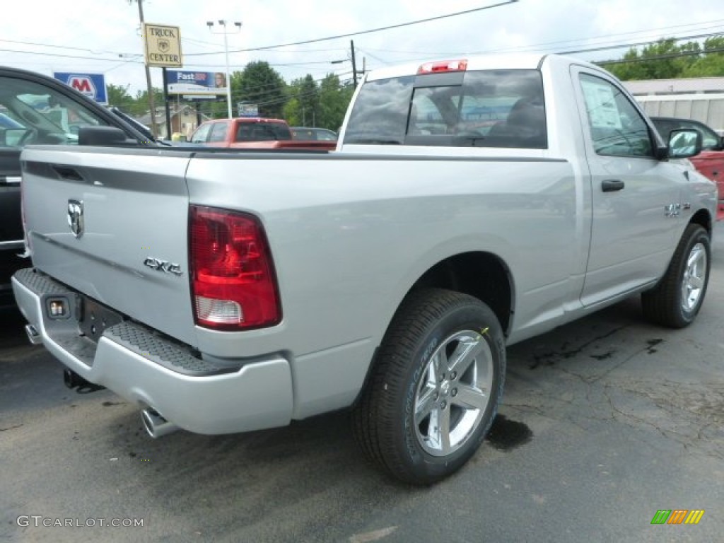 2014 1500 Express Regular Cab 4x4 - Bright Silver Metallic / Black/Diesel Gray photo #5