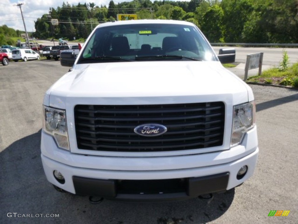 2014 F150 STX SuperCab 4x4 - Oxford White / Steel Grey photo #3