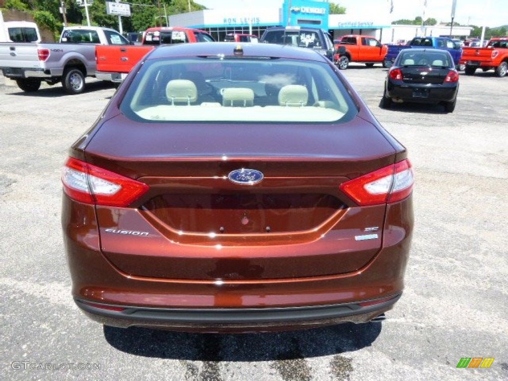 2015 Fusion SE - Bronze Fire Metallic / Dune photo #7