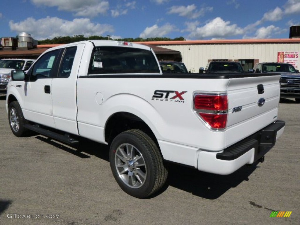 2014 F150 STX SuperCab 4x4 - Oxford White / Steel Grey photo #6