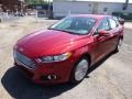 Ruby Red Metallic 2015 Ford Fusion SE Exterior