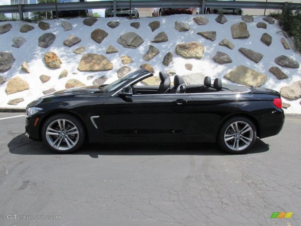 Jet Black 2015 BMW 4 Series 428i xDrive Convertible Exterior Photo #96339083