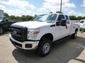 Oxford White - F350 Super Duty XL Super Cab 4x4 Utility Photo No. 4