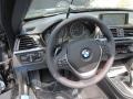 Black 2015 BMW 4 Series 428i xDrive Convertible Steering Wheel