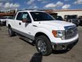 2014 Oxford White Ford F150 XLT SuperCab 4x4  photo #2