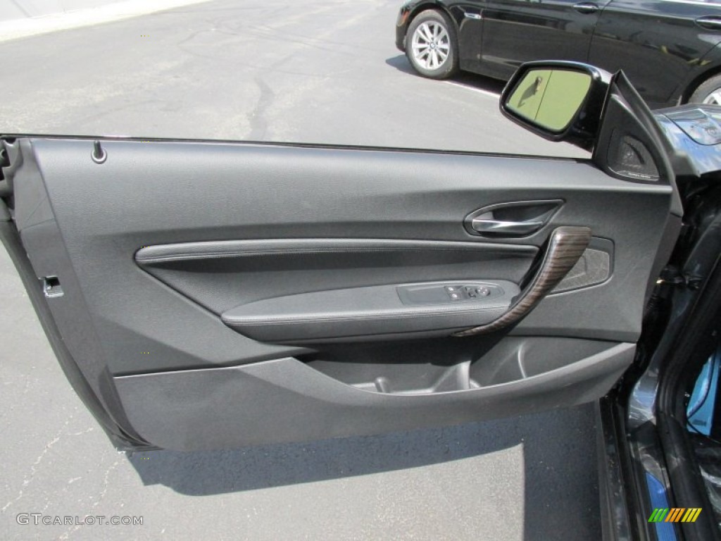 2015 BMW 2 Series M235i xDrive Coupe Black Door Panel Photo #96340358
