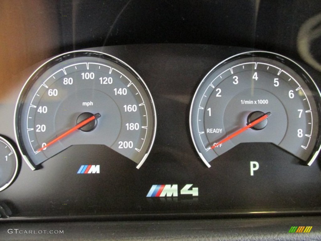 2015 BMW M4 Coupe Gauges Photo #96341150