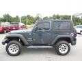 2007 Steel Blue Metallic Jeep Wrangler X 4x4  photo #2