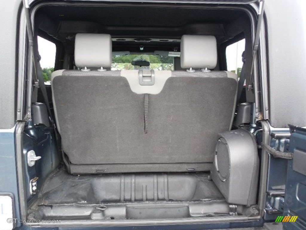 2007 Wrangler X 4x4 - Steel Blue Metallic / Dark Khaki/Medium Khaki photo #8