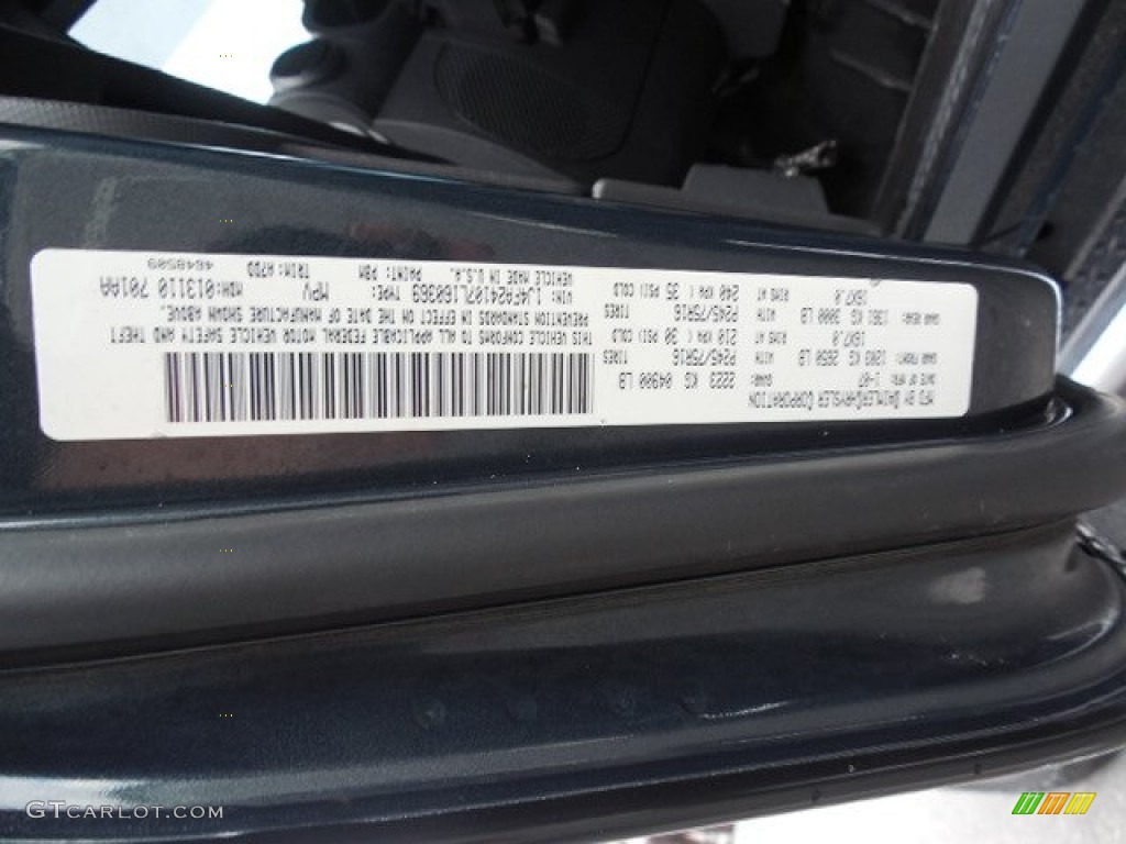 2007 Wrangler X 4x4 - Steel Blue Metallic / Dark Khaki/Medium Khaki photo #24