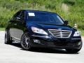 2010 Black Noir Pearl Hyundai Genesis 4.6 Sedan  photo #3