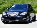 2010 Black Noir Pearl Hyundai Genesis 4.6 Sedan  photo #5