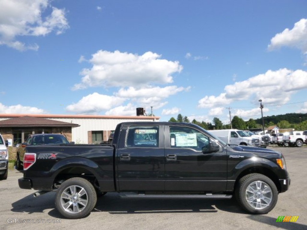 2014 F150 STX SuperCrew 4x4 - Tuxedo Black / Steel Grey photo #1