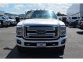 2015 White Platinum Ford F350 Super Duty Platinum Crew Cab 4x4 DRW  photo #4