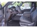 2015 Ford F350 Super Duty Platinum Black Interior Front Seat Photo