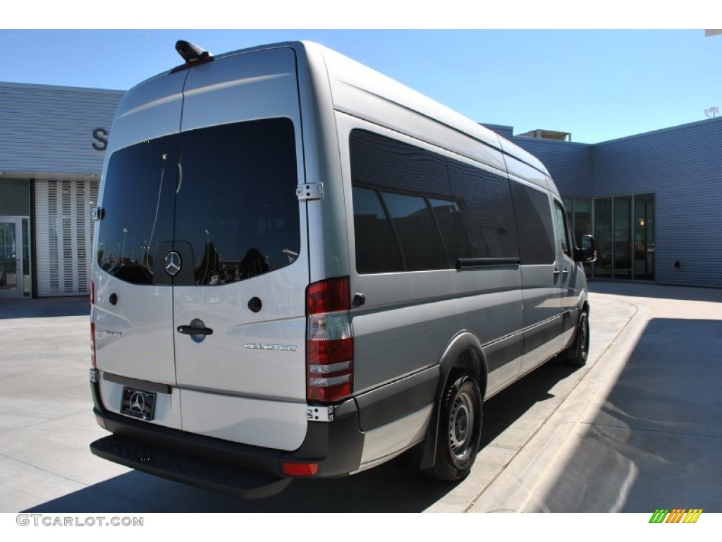 2014 Sprinter 2500 High Roof Passenger Van - Brilliant Silver Metallic / Tunja Black photo #10