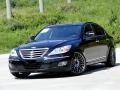 2010 Black Noir Pearl Hyundai Genesis 4.6 Sedan  photo #48