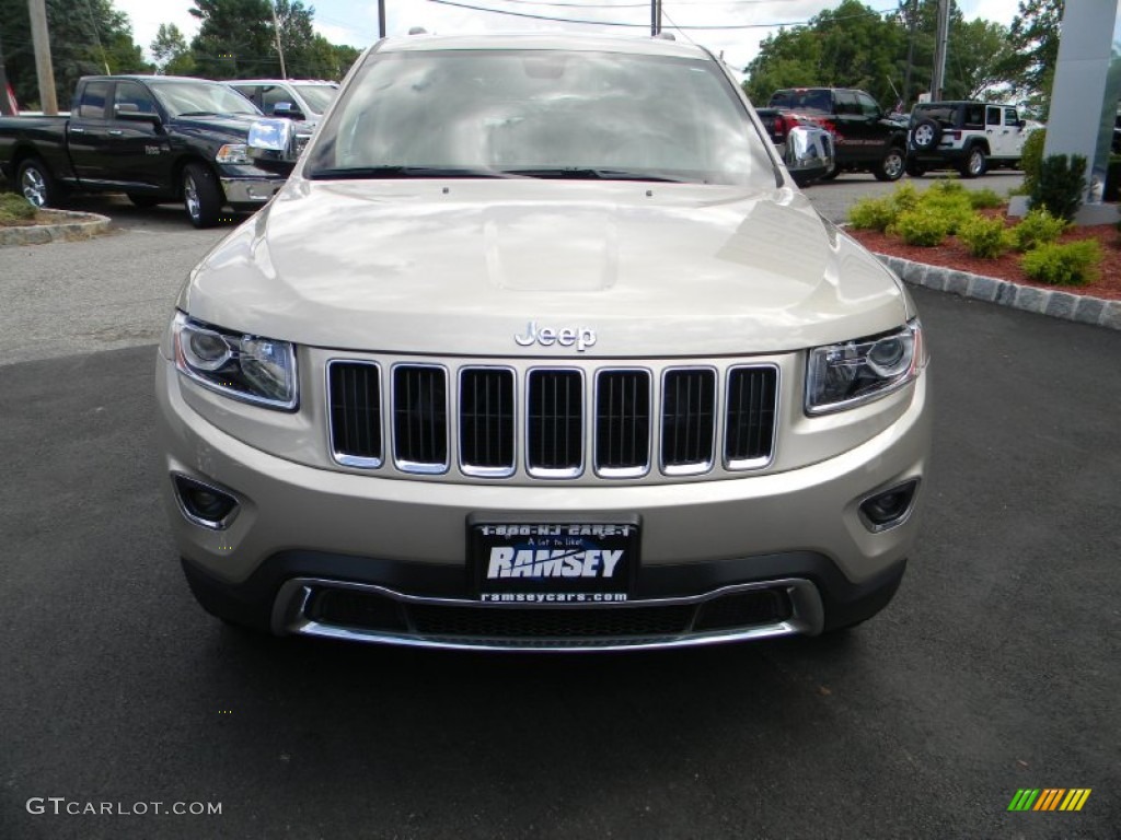 2014 Grand Cherokee Limited 4x4 - Cashmere Pearl / New Zealand Black/Light Frost photo #2