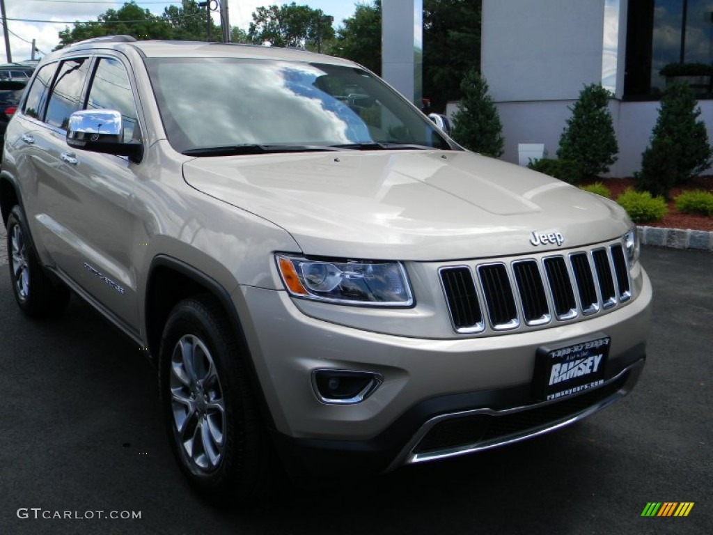 2014 Grand Cherokee Limited 4x4 - Cashmere Pearl / New Zealand Black/Light Frost photo #4