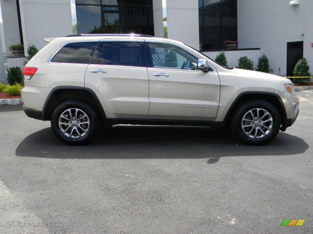 2014 Grand Cherokee Limited 4x4 - Cashmere Pearl / New Zealand Black/Light Frost photo #5