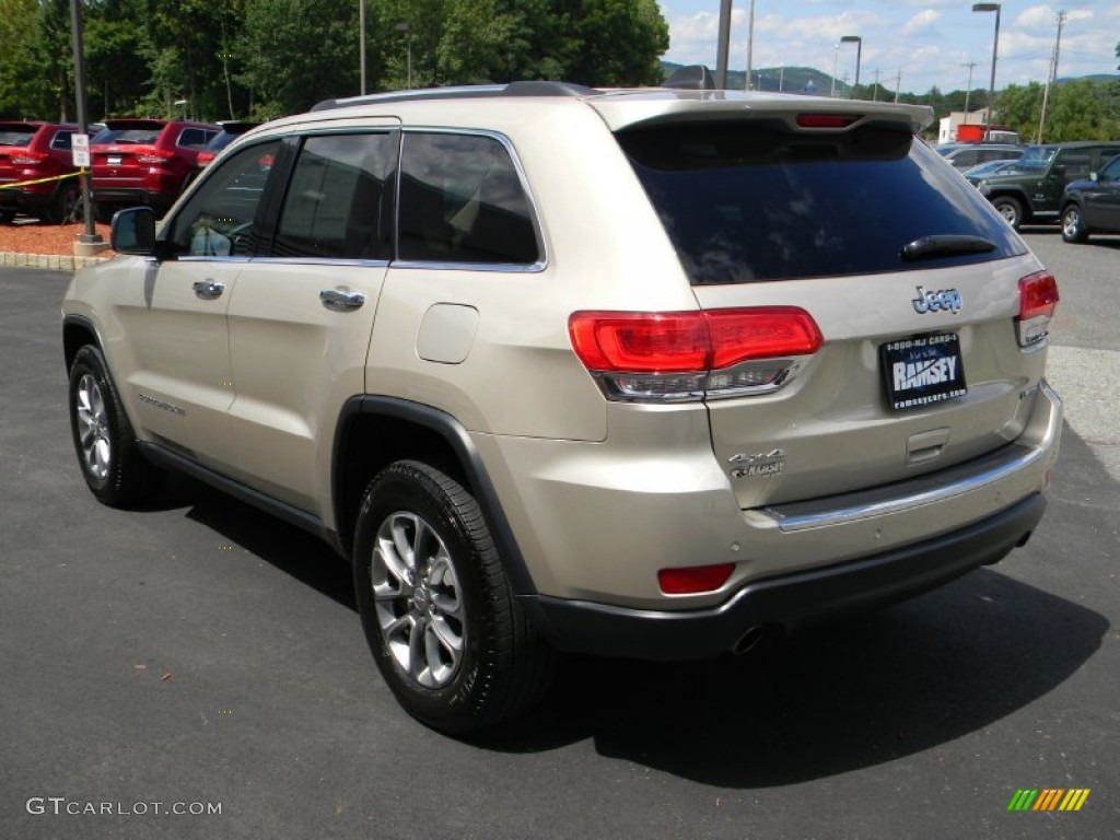 2014 Grand Cherokee Limited 4x4 - Cashmere Pearl / New Zealand Black/Light Frost photo #9