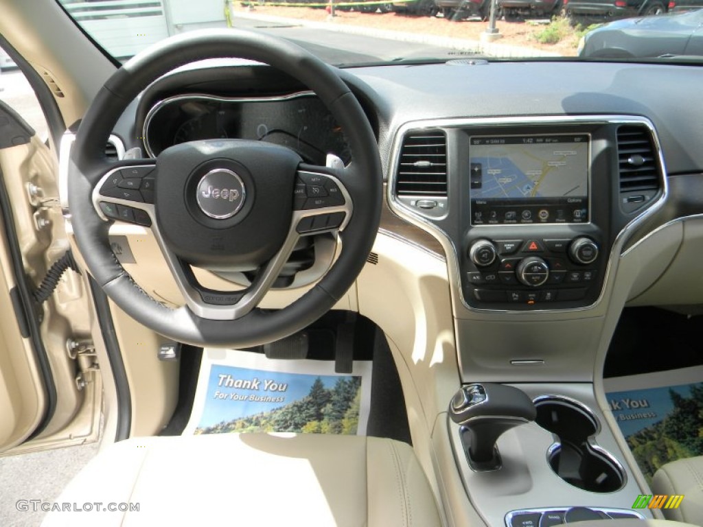 2014 Grand Cherokee Limited 4x4 - Cashmere Pearl / New Zealand Black/Light Frost photo #13