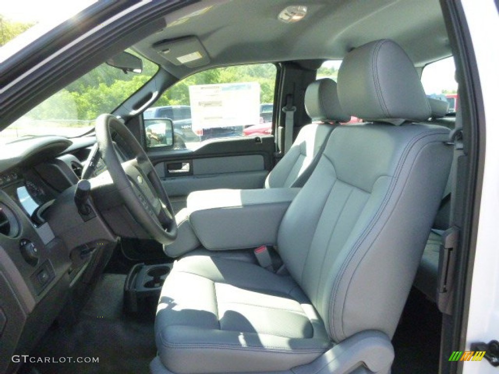 2014 F150 XL SuperCab 4x4 - Oxford White / Steel Grey photo #10