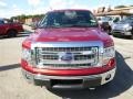 2014 Ruby Red Ford F150 XLT SuperCab 4x4  photo #3