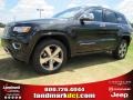 Brilliant Black Crystal Pearl 2015 Jeep Grand Cherokee Overland