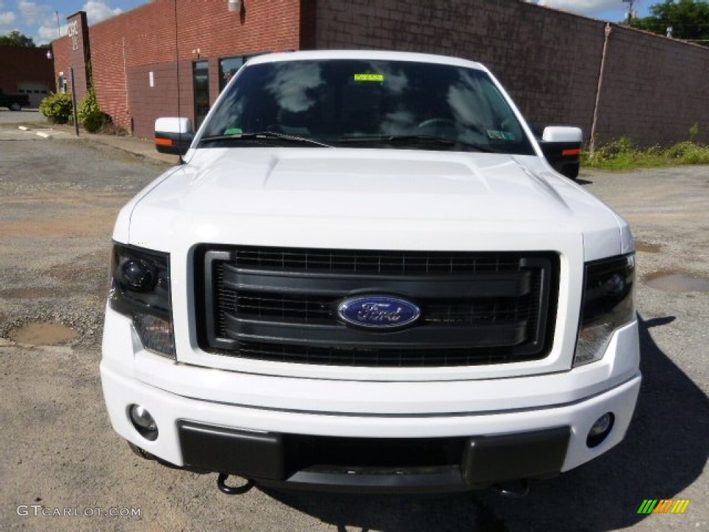 2014 F150 FX4 SuperCab 4x4 - Oxford White / Black photo #3