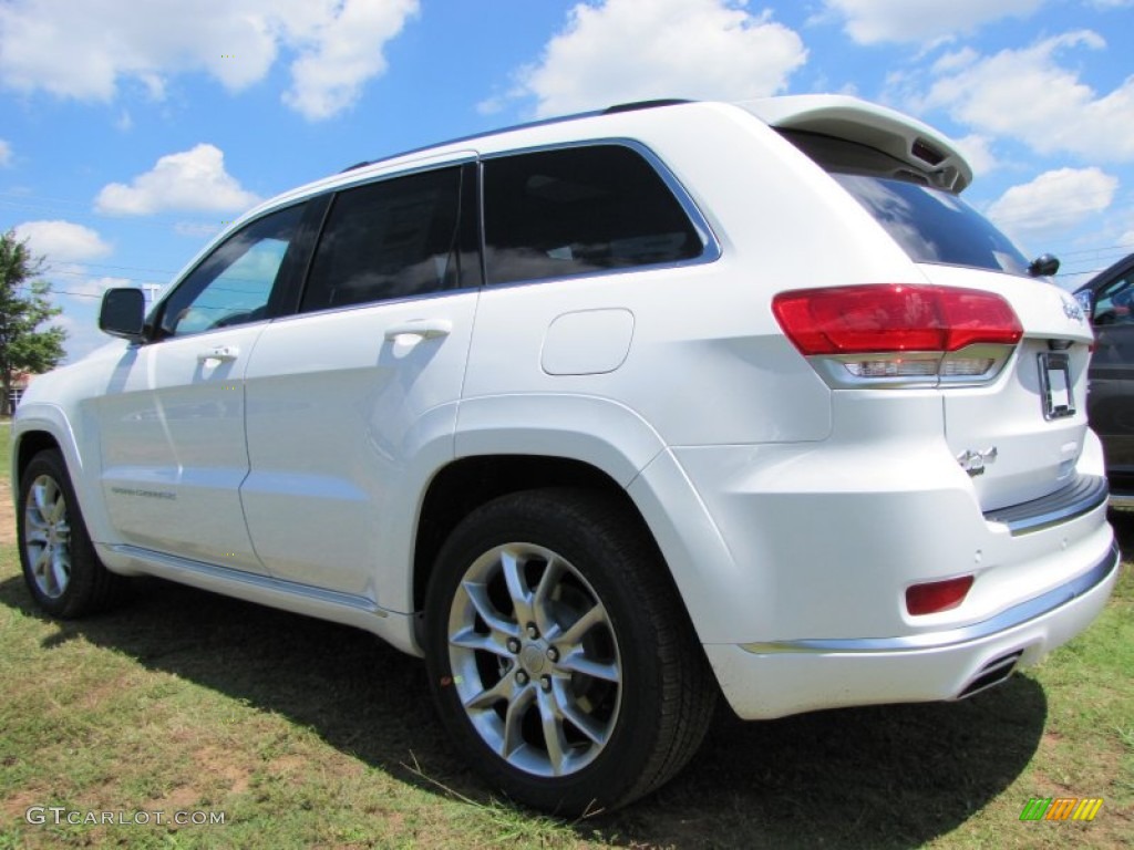 Bright White 2015 Jeep Grand Cherokee Summit 4x4 Exterior Photo #96349397