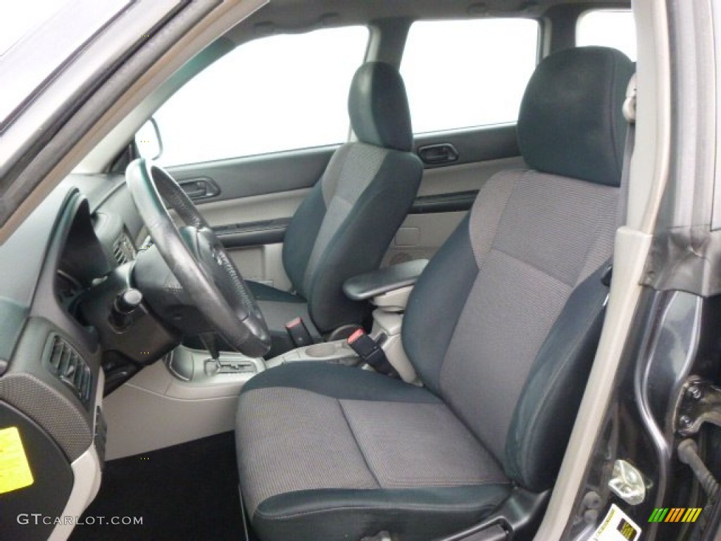 Graphite Gray Interior 2008 Subaru Forester 2.5 X Sports Photo #96350345