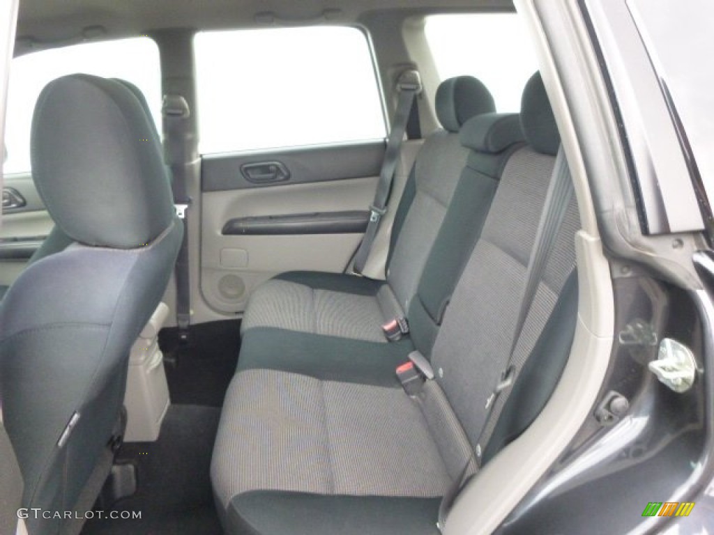 2008 Subaru Forester 2.5 X Sports Rear Seat Photo #96350381