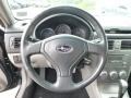 2008 Subaru Forester Graphite Gray Interior Steering Wheel Photo