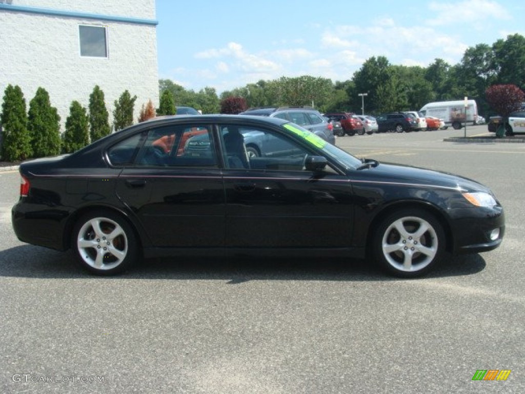 Obsidian Black Pearl 2008 Subaru Legacy 2.5i Limited Sedan Exterior Photo #96350804