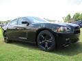 2014 Pitch Black Dodge Charger SXT  photo #4