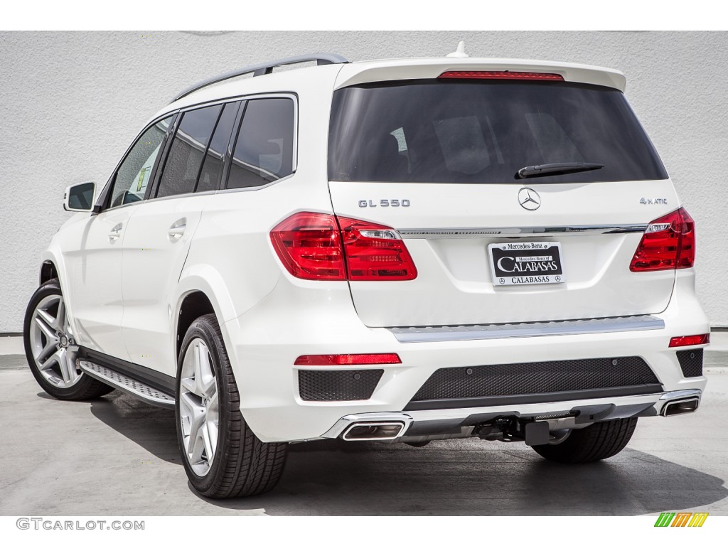 2014 GL 550 4Matic - Diamond White Metallic / Black photo #2