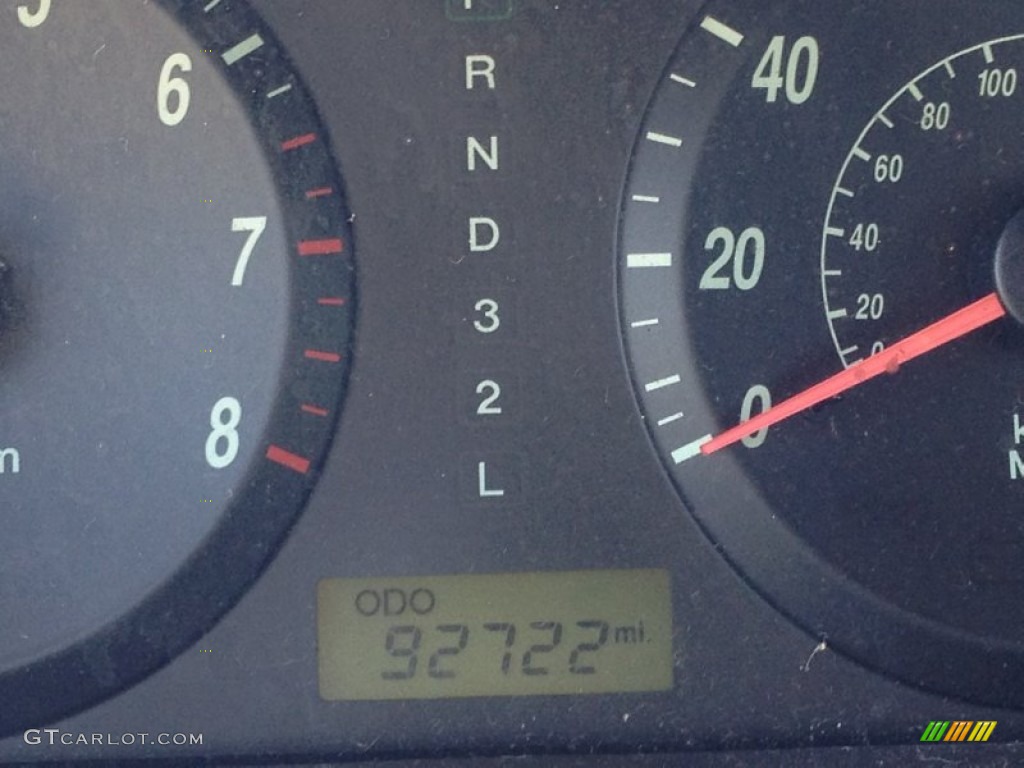 2005 Elantra GLS Sedan - Moonlit Blue / Gray photo #18