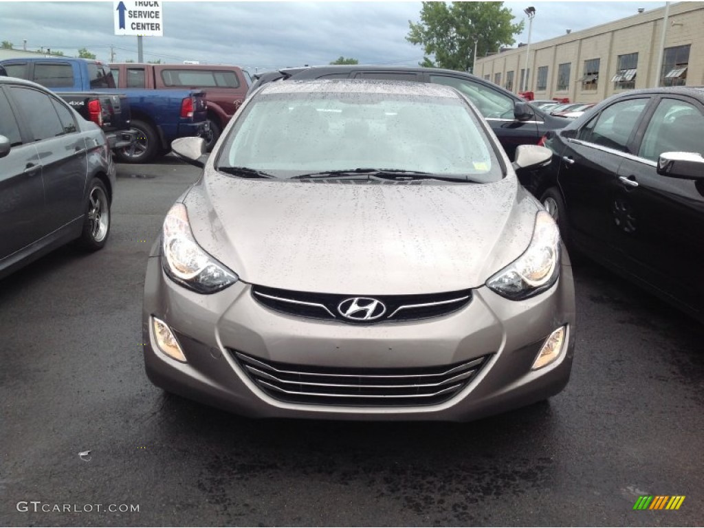 2012 Elantra Limited - Desert Bronze / Black photo #2