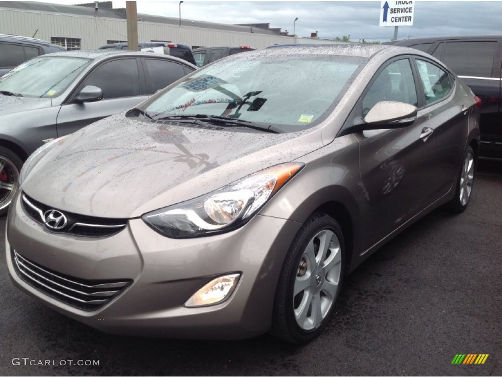 2012 Elantra Limited - Desert Bronze / Black photo #3
