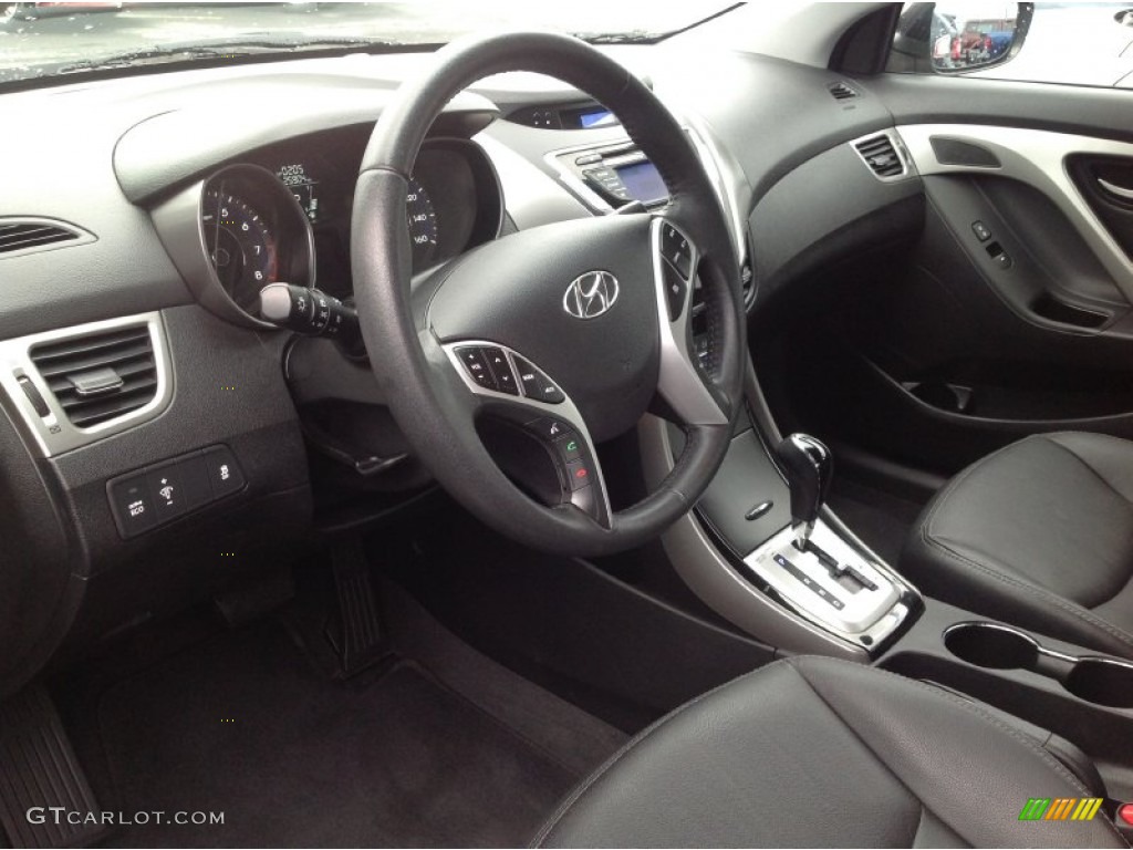 2012 Elantra Limited - Desert Bronze / Black photo #4