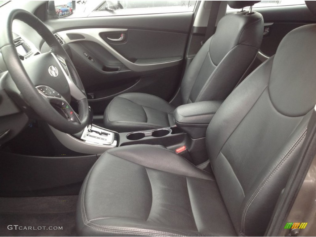 2012 Elantra Limited - Desert Bronze / Black photo #5